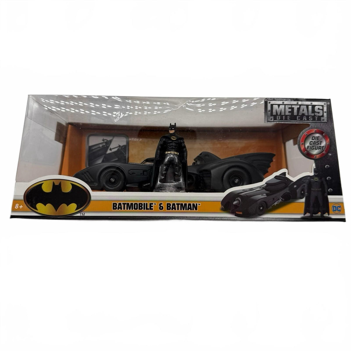 Jada Toys 2017, Batmobile And Batman From 1989, Metal Diecast,  NIB