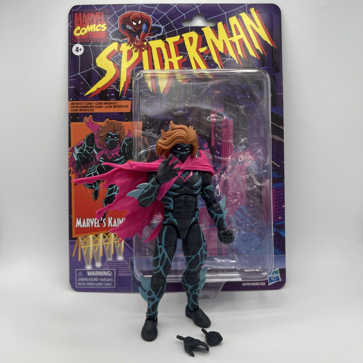 Marvel Legends Kaine Spider-Man Action Figure 2025 Retro Card Series