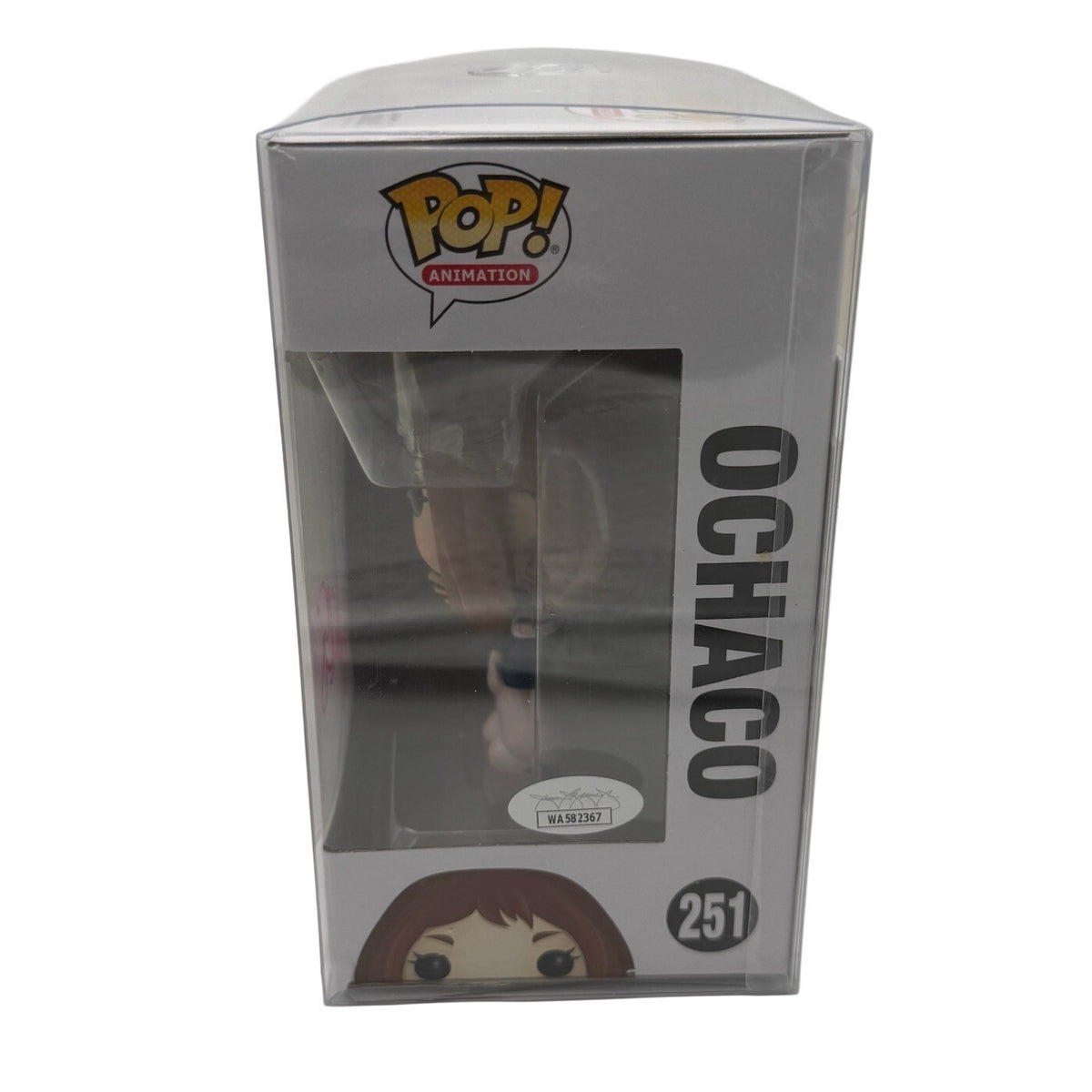 Funko Pop! MHA Ochaco #251 SIGNED by  Luci Christian JSA Certified W/Protector