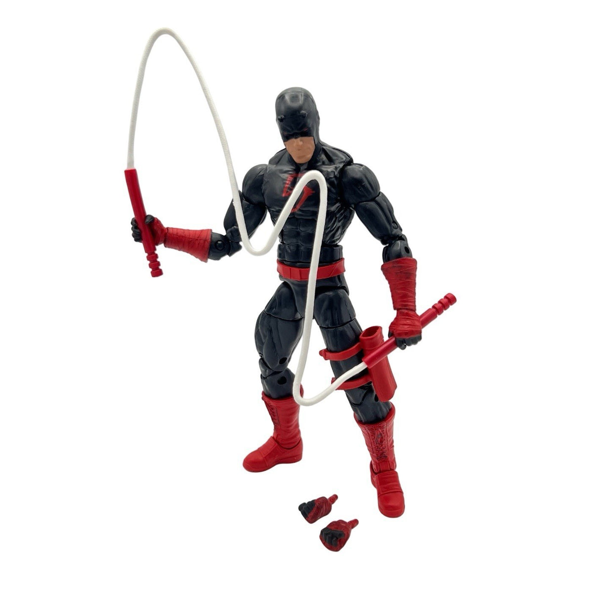 Marvel Legends Daredevil Shadowland SP DR BAF Black Suit Daredevil