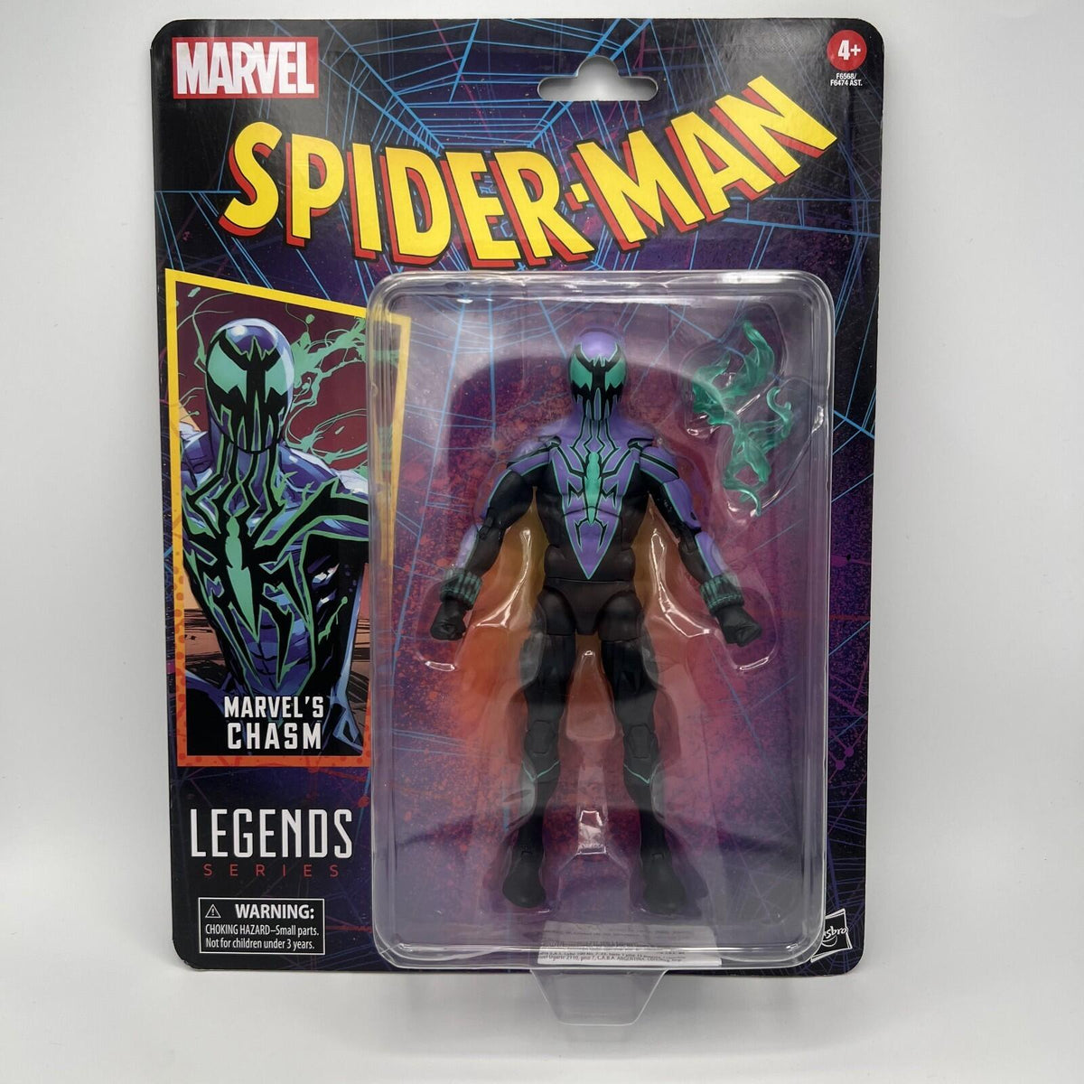 Marvel Legends Chasm Spider-Man Action Figure 2023 Retro Card Series