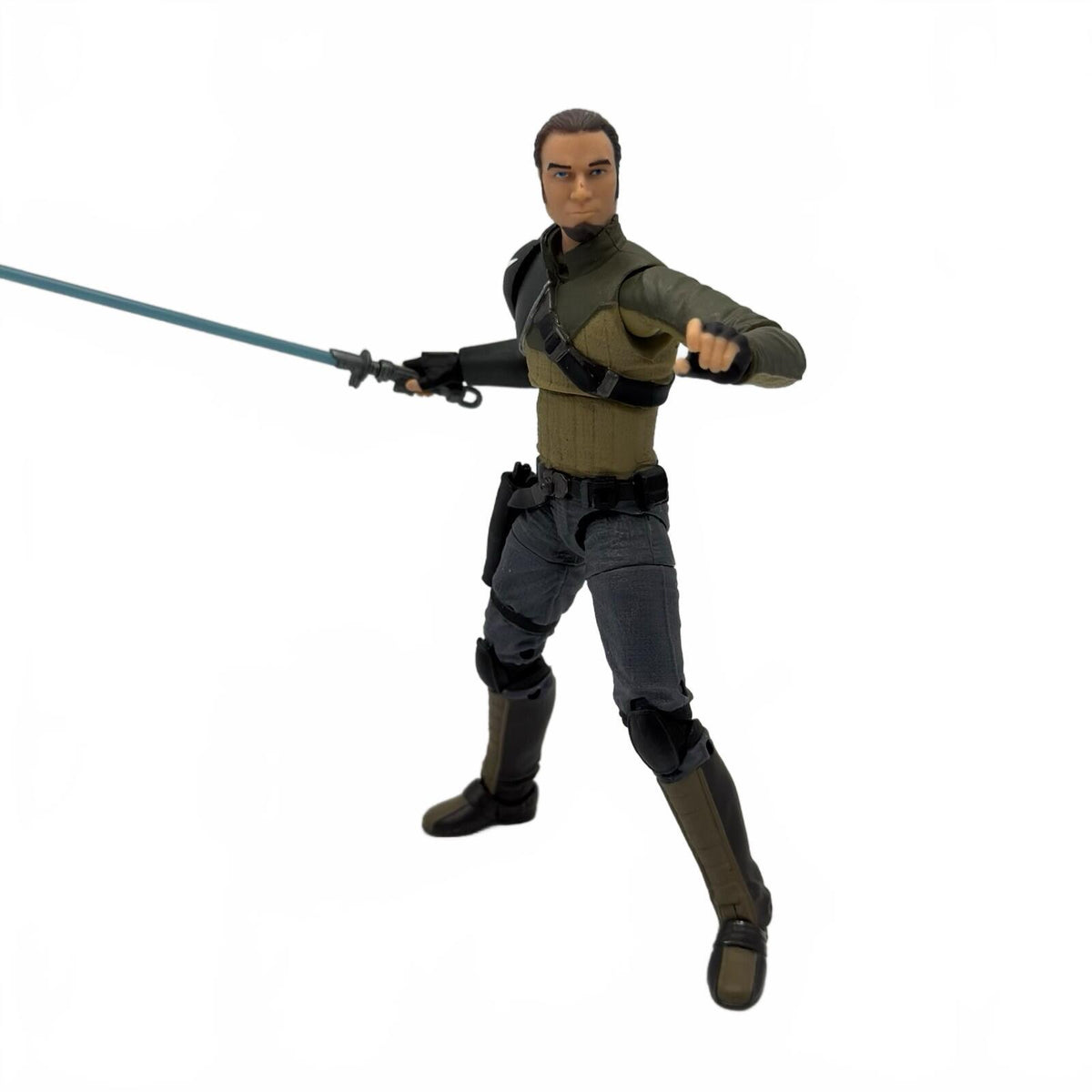 Star Wars Black Series 6" Inch #19 Rebel Kanan Jarrus Loose w Lightsaber