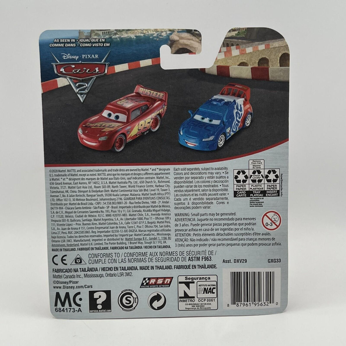 Mattel Disney Pixar Cars Cars 3 Rust-eze Lightning McQueen Diecast Car