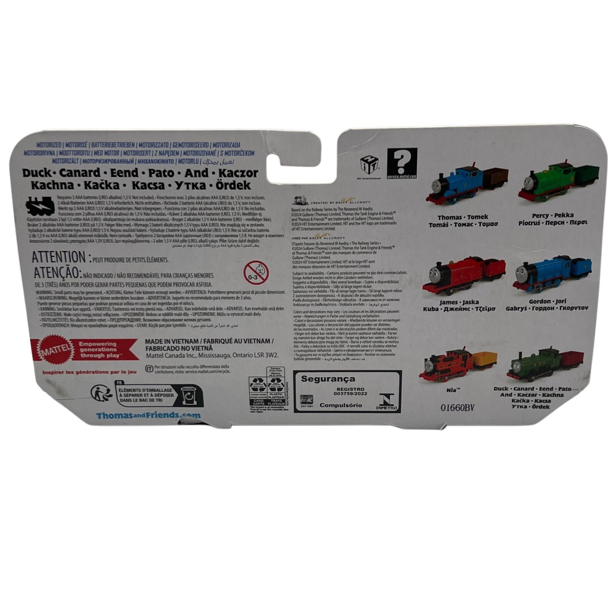 Thomas & Friends TrackMaster Motorized Classic Duck 80th Anniversary 2025