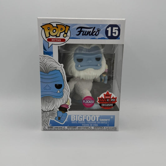 Funko Pop! Myths Bigfoot (Snowy) Flocked 2018 Fan Expo Canada Exclusive #15