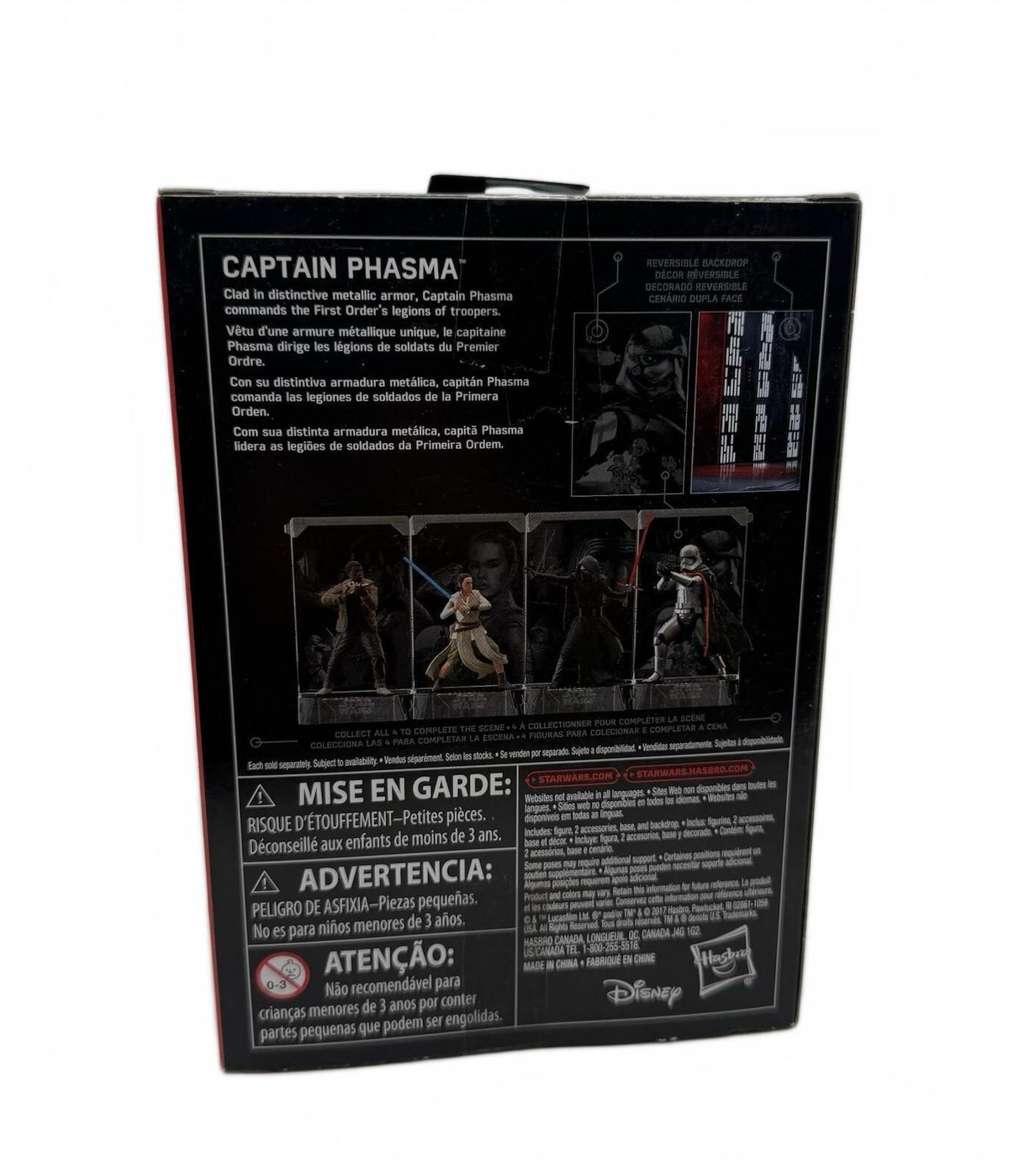 Star Wars The Black Series Titanium Series CAPTAIN PHASMA #06 Hasbro 2017 Disney