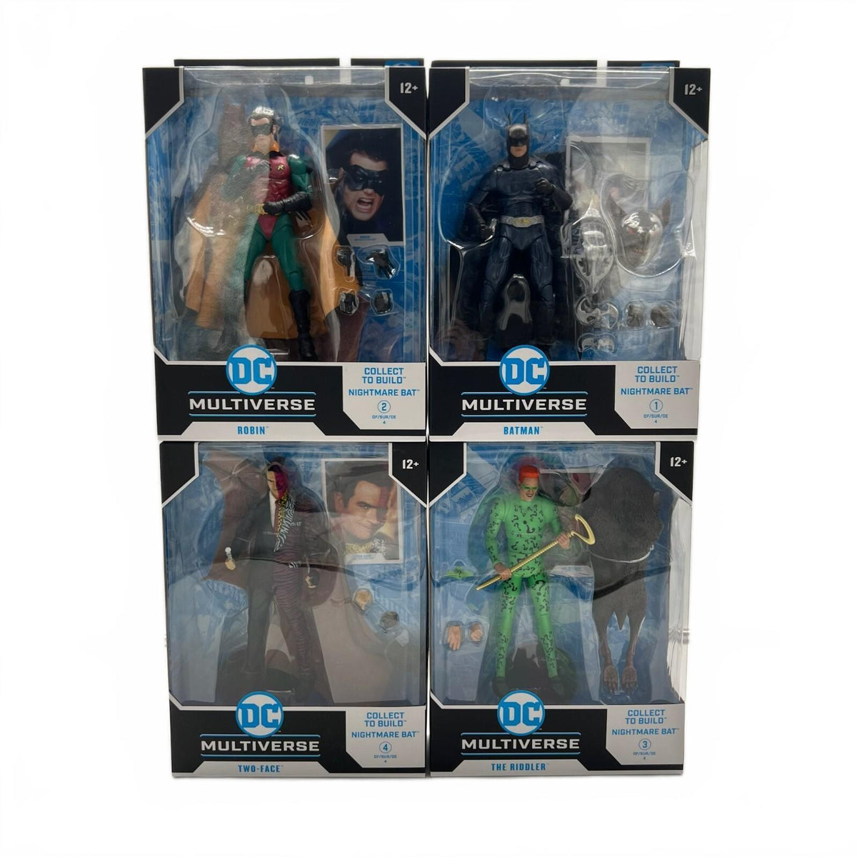 DC McFarlane Batman Forever Lot of 4 7” Action Figures