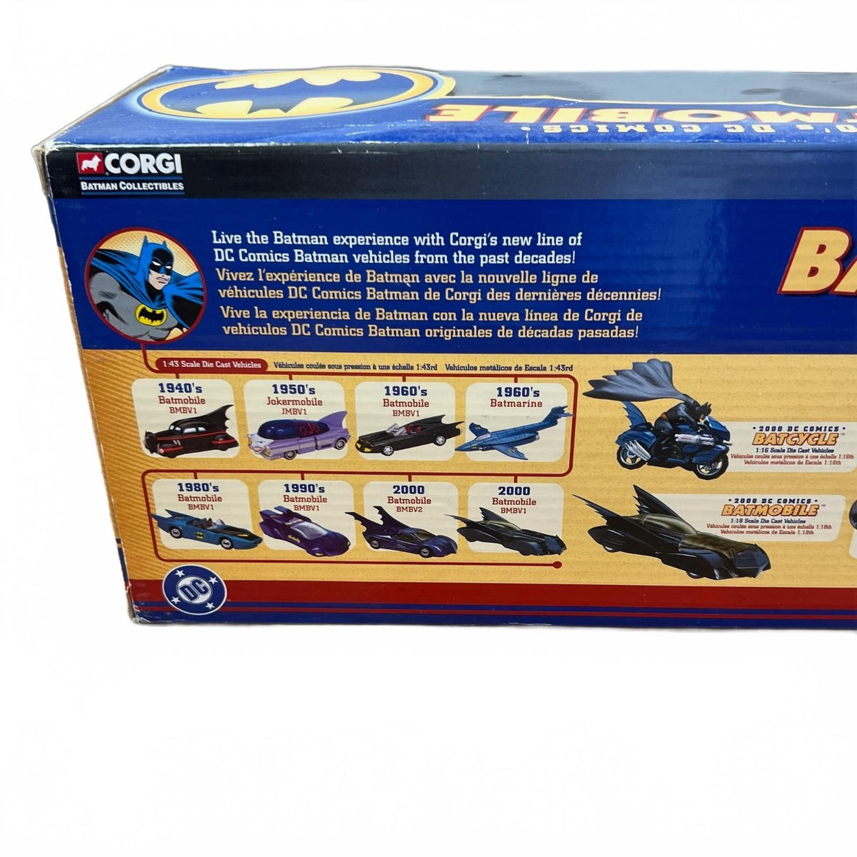 DC CORGI Batmobile (1960’s) 1:24 Scale