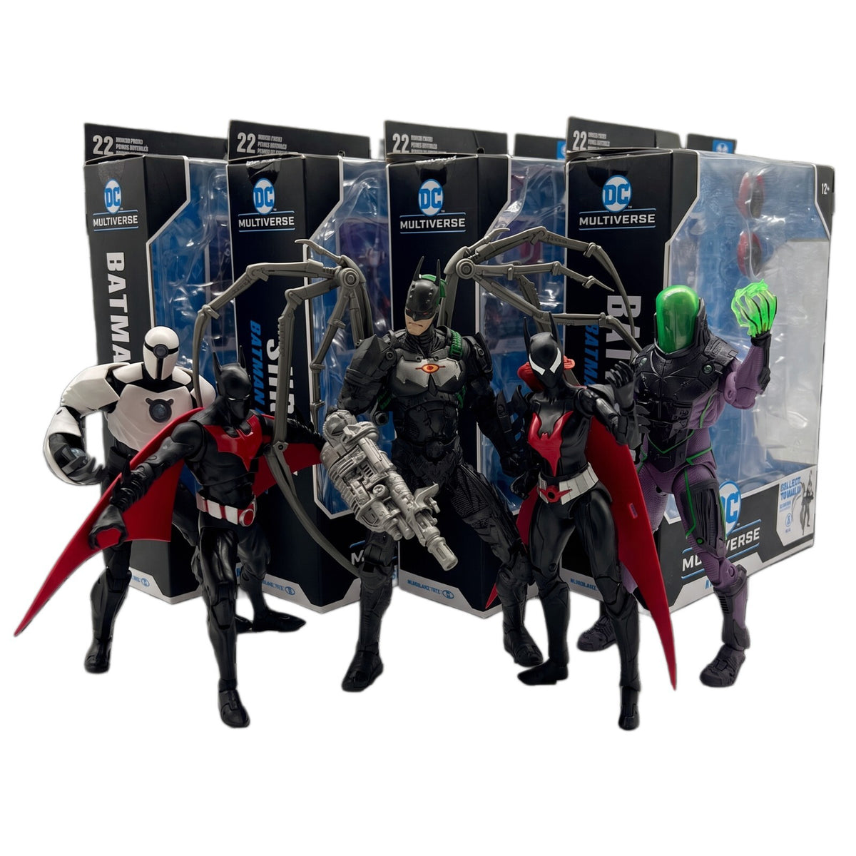DC McFarlane Batman Beyond Lot of 4 7” Action Figure Futures End BAF