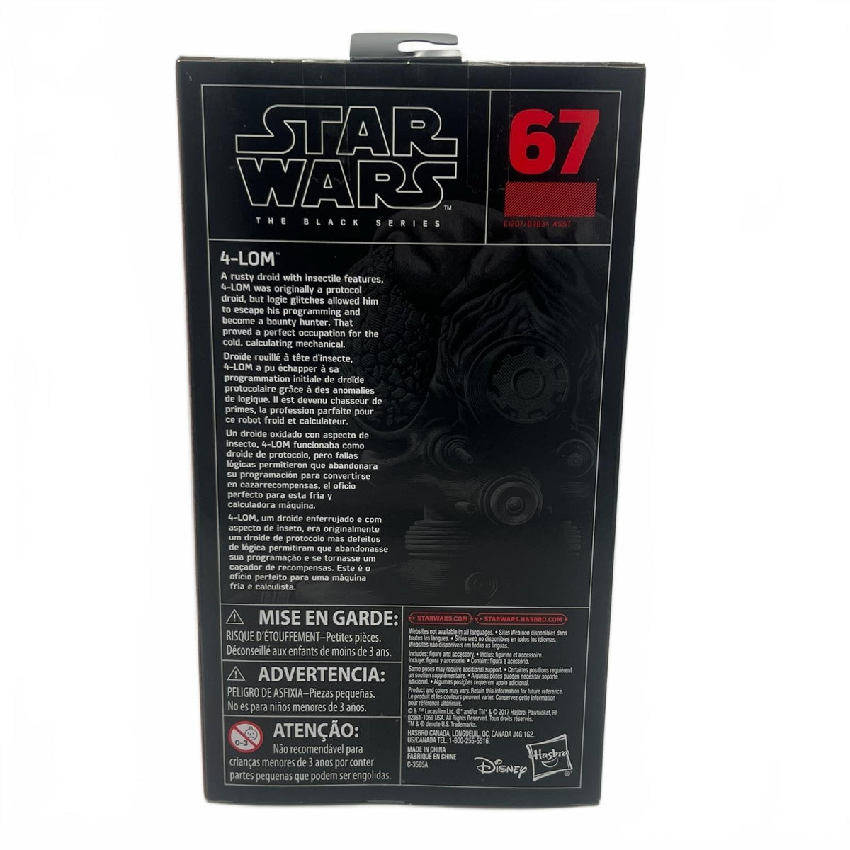 Star Wars Black Series 4-L0M 6” Action Figure #67