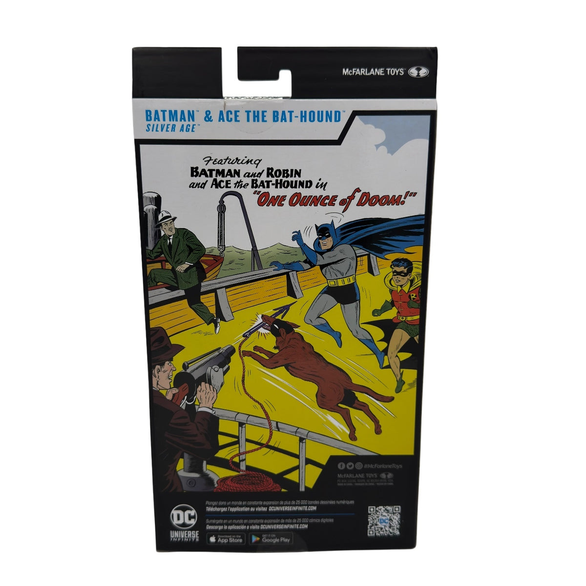 DC McFarlane Batman & Ace The Bat-Hound (Silver Age) 7” Action Figure