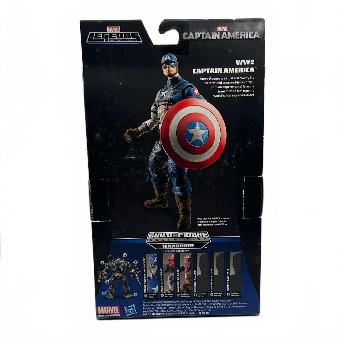 Marvel Legends Captain America (WW2) 6” Action Figure
