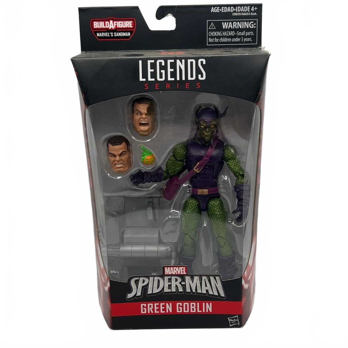 Marvel Legends Green Goblin (Sandman BAF) 6” Action Figure