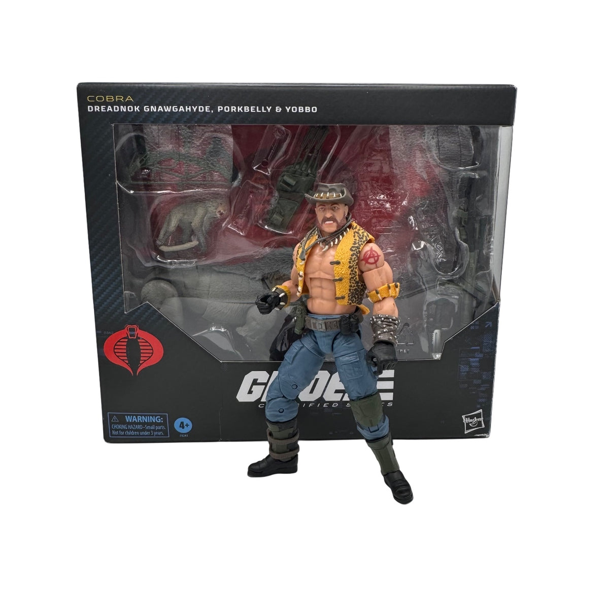 GI Joe Classified Dreadnok Gnawgahyde, Porkbelly & Yobbo #125 Action Figure