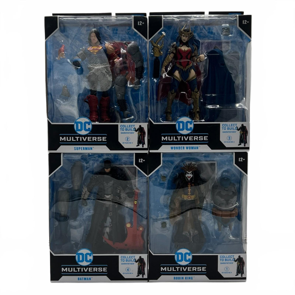 DC McFarlane Batman Dark Knights: Death Metal Lot of 4 7” Action Figures