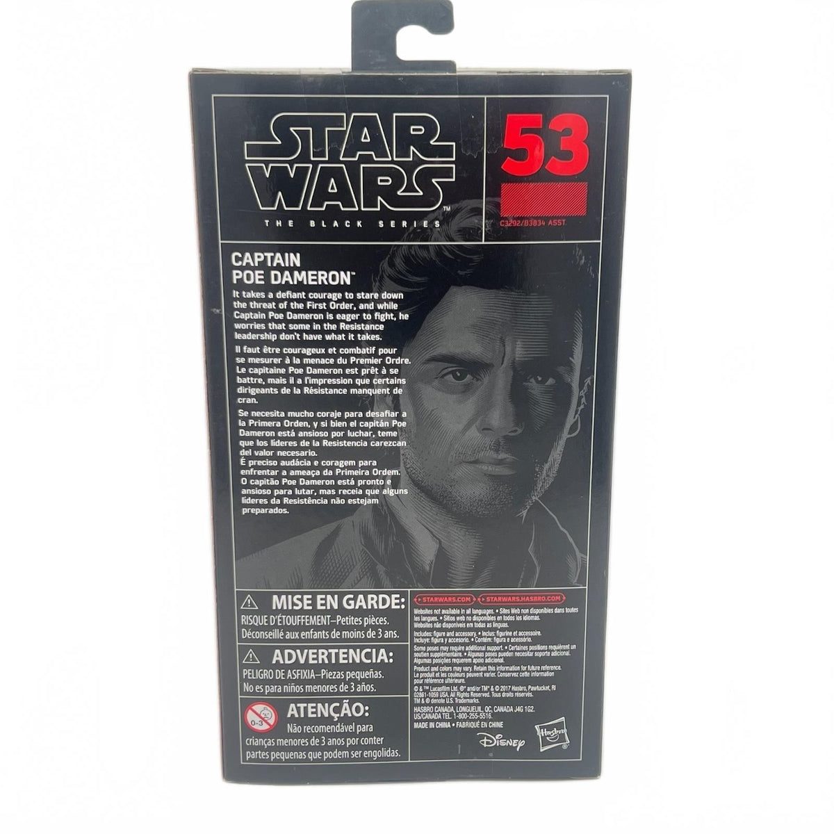 Star Wars Black Series Captain Poe Dameron 6” Action Figure #53