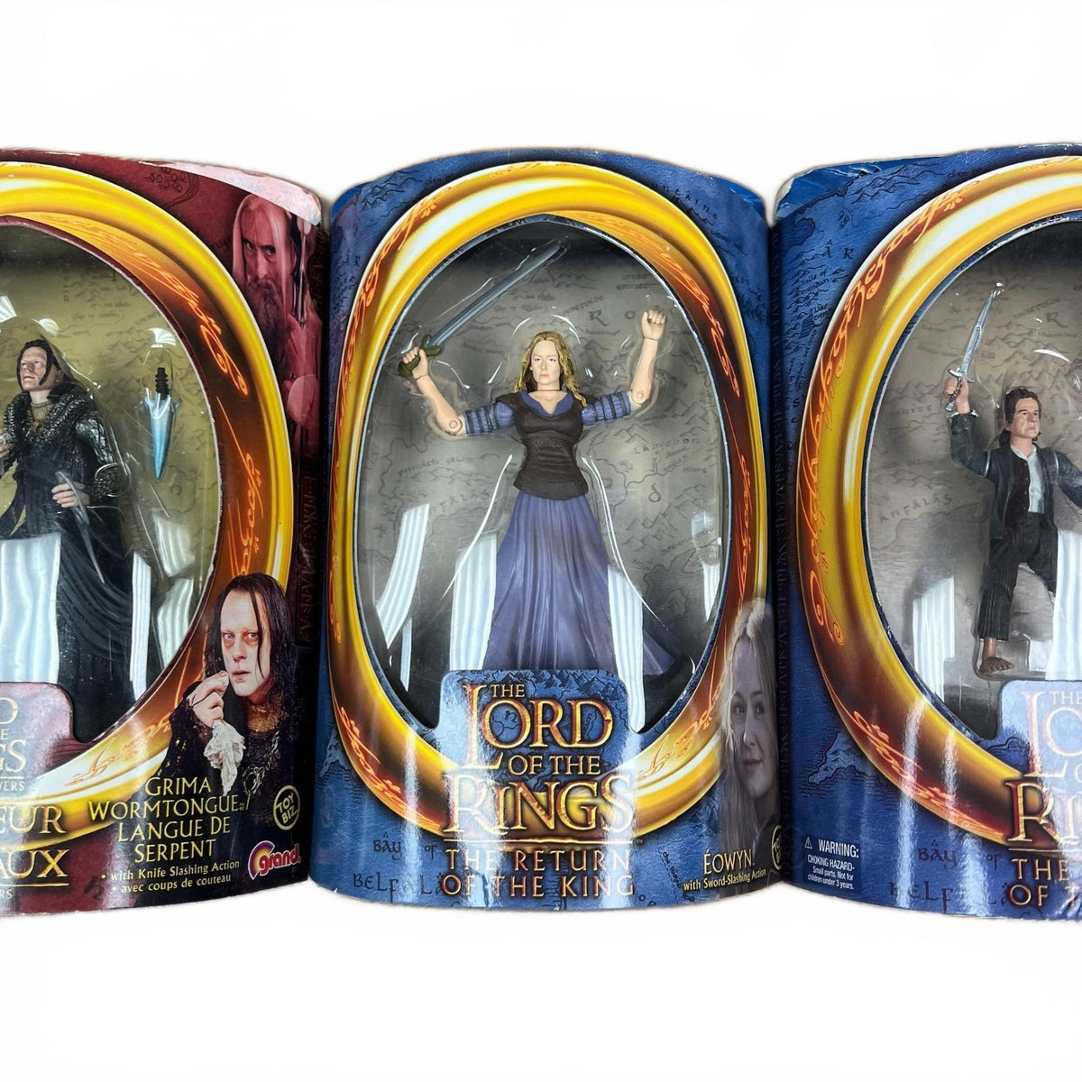 Lord of The Rings Toybiz 3 Figure Lot (The Return of the King) 6” Action Figure