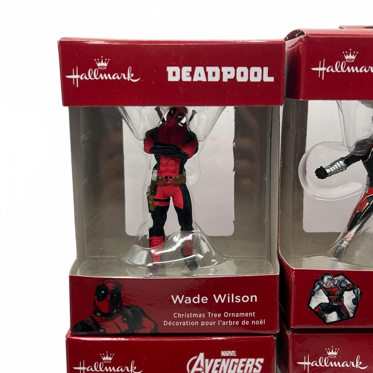 Marvel Hallmark Lot of 4 - Deadpool, Groot, Black Panther, Ant-Man