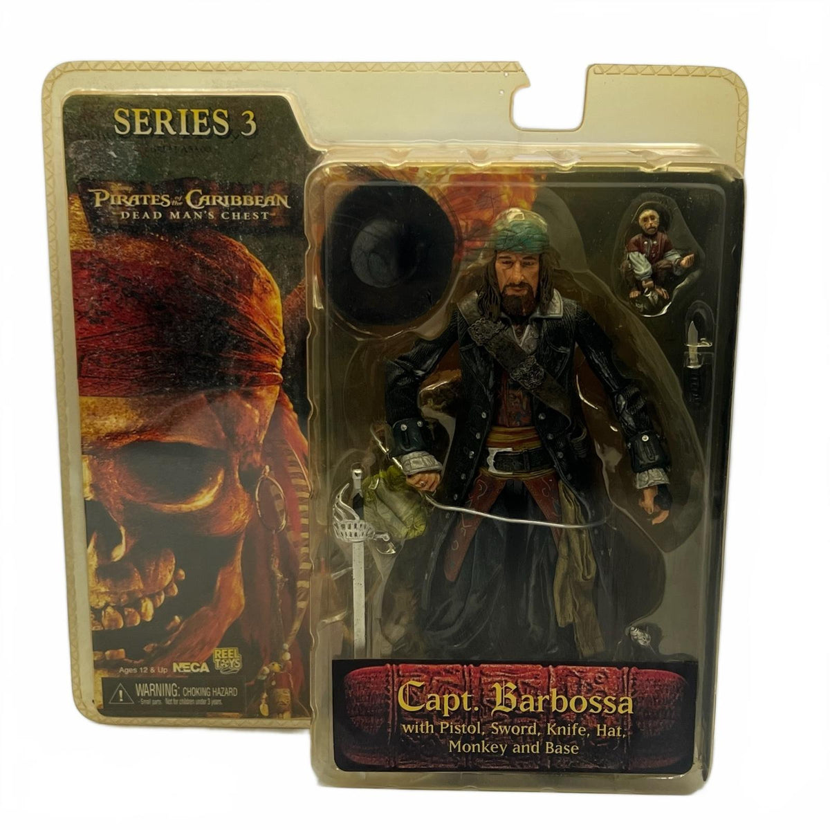 Pirates of the Caribbean Neca Capt. Barbossa 1:12 Scale Action Figure