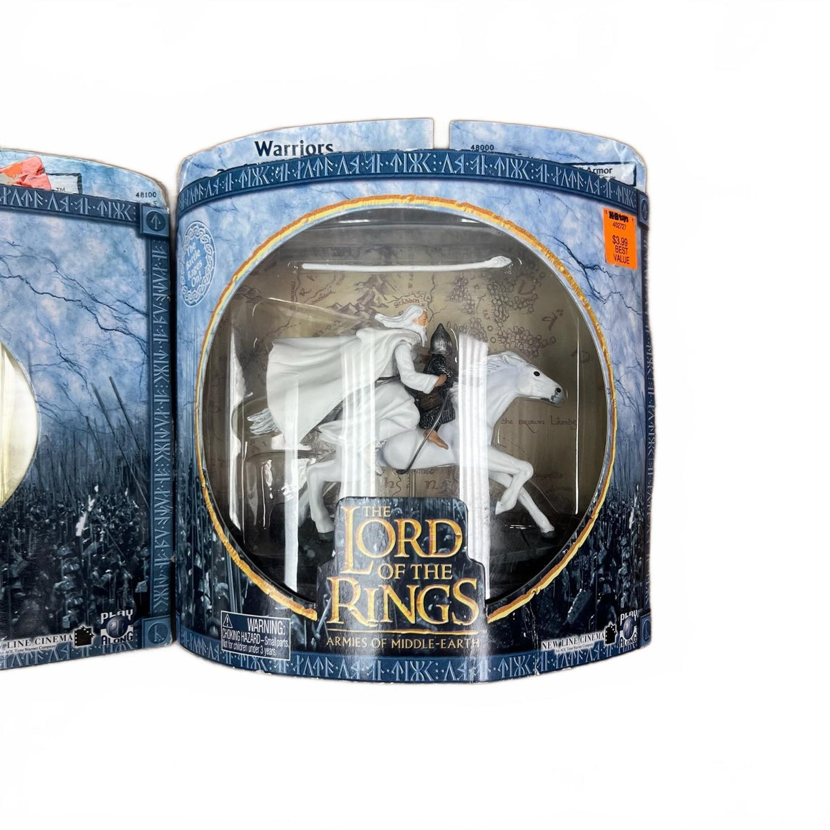 Lord of The Rings Armies of Middle Earth Pippin in armor, Merry, Boromir, Pippin