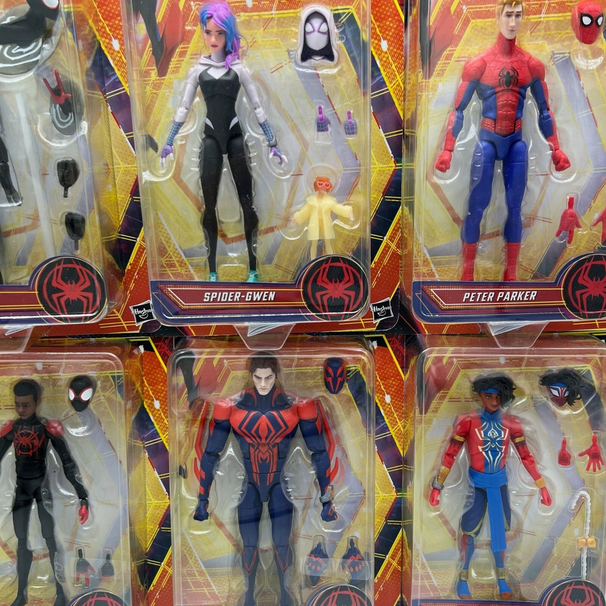 Marvel Legends Spider-Man: Across the Spider-Verse Lot of 8 6” Action Figures