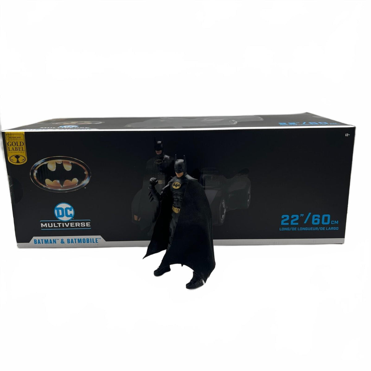 DC McFarlane Batmobile (Batman 1989) With Batman 7” Action Figure