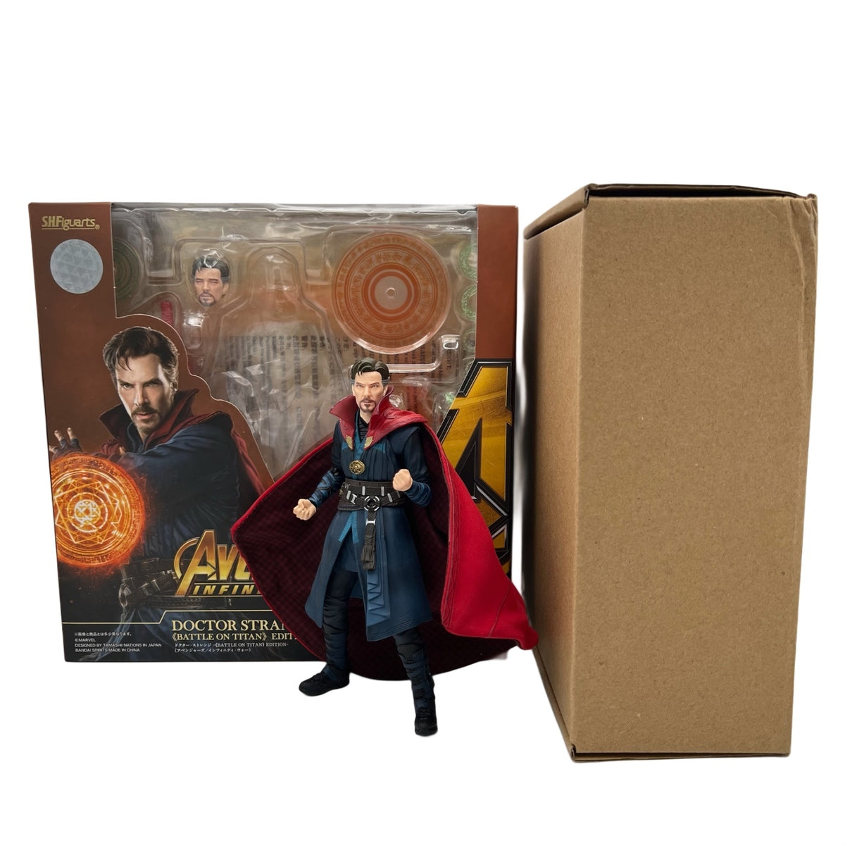 Bandai S.H.Figuarts Dr. Strange (Battle on Titan) 6" Action Figure w Accessories