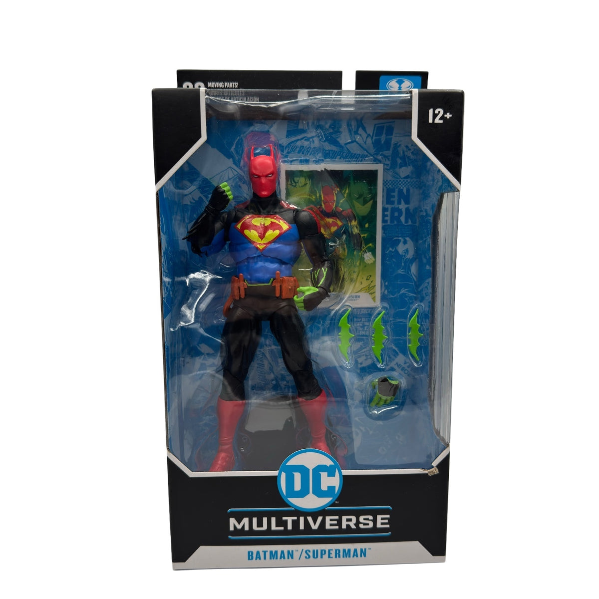 DC McFarlane Batman/Superman Fusion (B/S World's Finest) 7” Action Figure