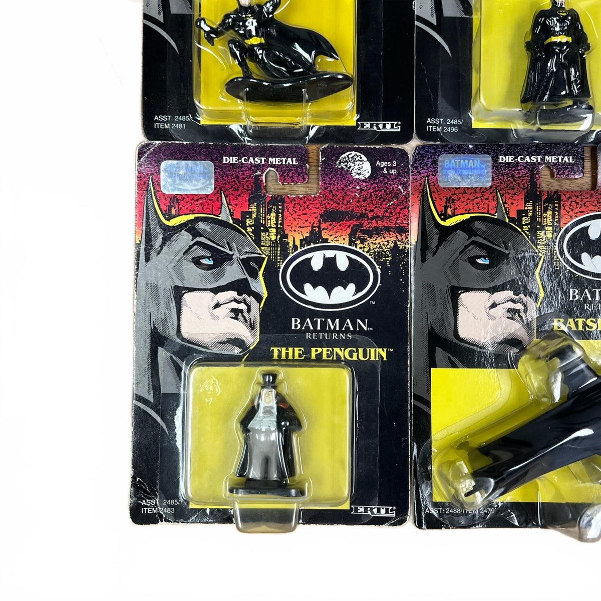 DC ERTL Batman Returns Lot of Diecast Miniatures