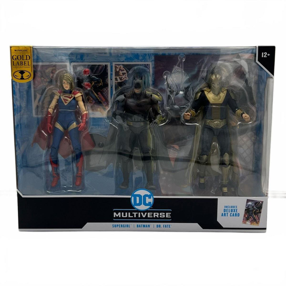 DC McFarlane Injustice 2 Supergirl Batman Dr. Fate 3 Pack 7” Action Figures