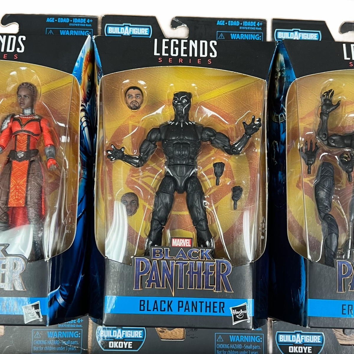 Marvel Legends Okoye BAF Lot 6” Action Figures