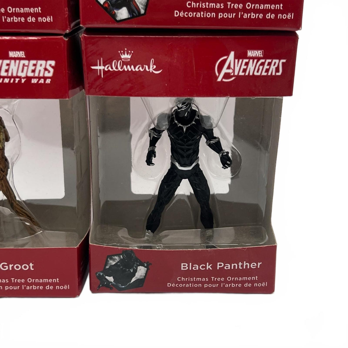 Marvel Hallmark Lot of 4 - Deadpool, Groot, Black Panther, Ant-Man