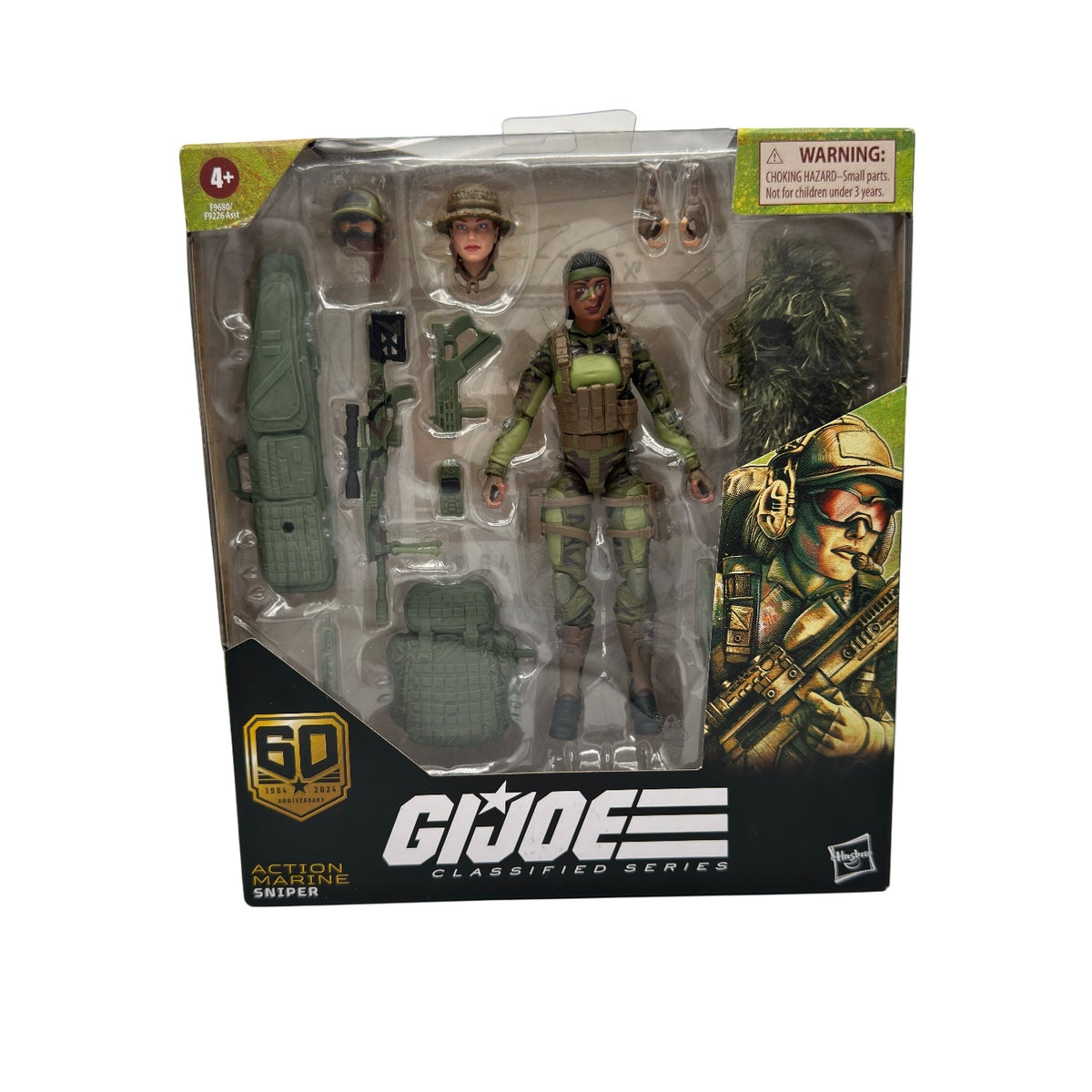 GI Joe Classified Series 60th Anniversary Marine Sniper 6" Action Figure