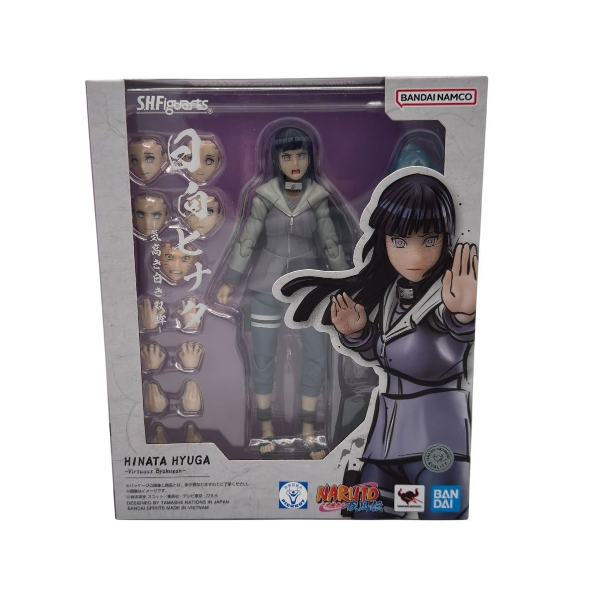 Bandai S.H.Figuarts Hinata Hyuga (Virtuous Byakugan) 6" Action Figure