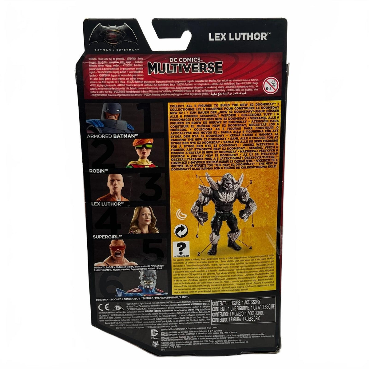 DC Multiverse Lex Luthor (Doomsday BAF) 6” Action Figure