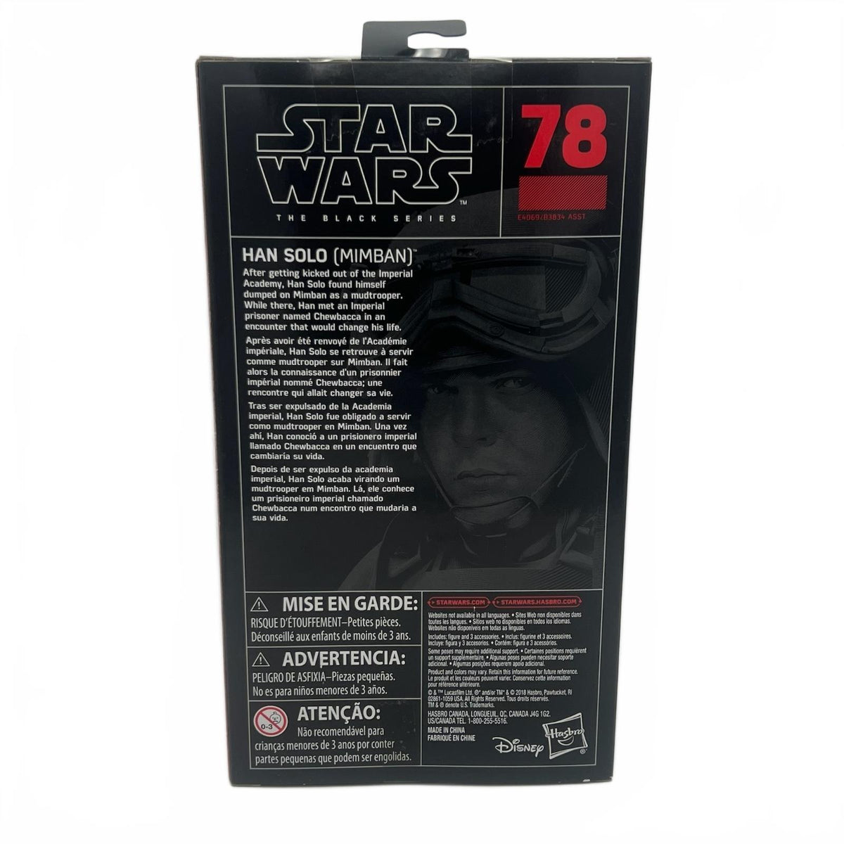 Star Wars Black Series Han Solo (Mimban) 6” Action Figure #78