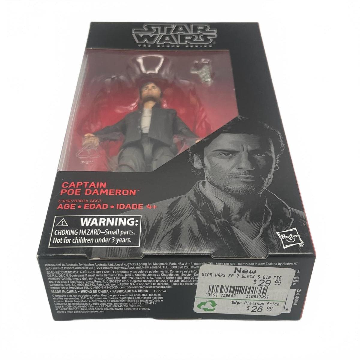Star Wars Black Series Captain Poe Dameron 6” Action Figure #53