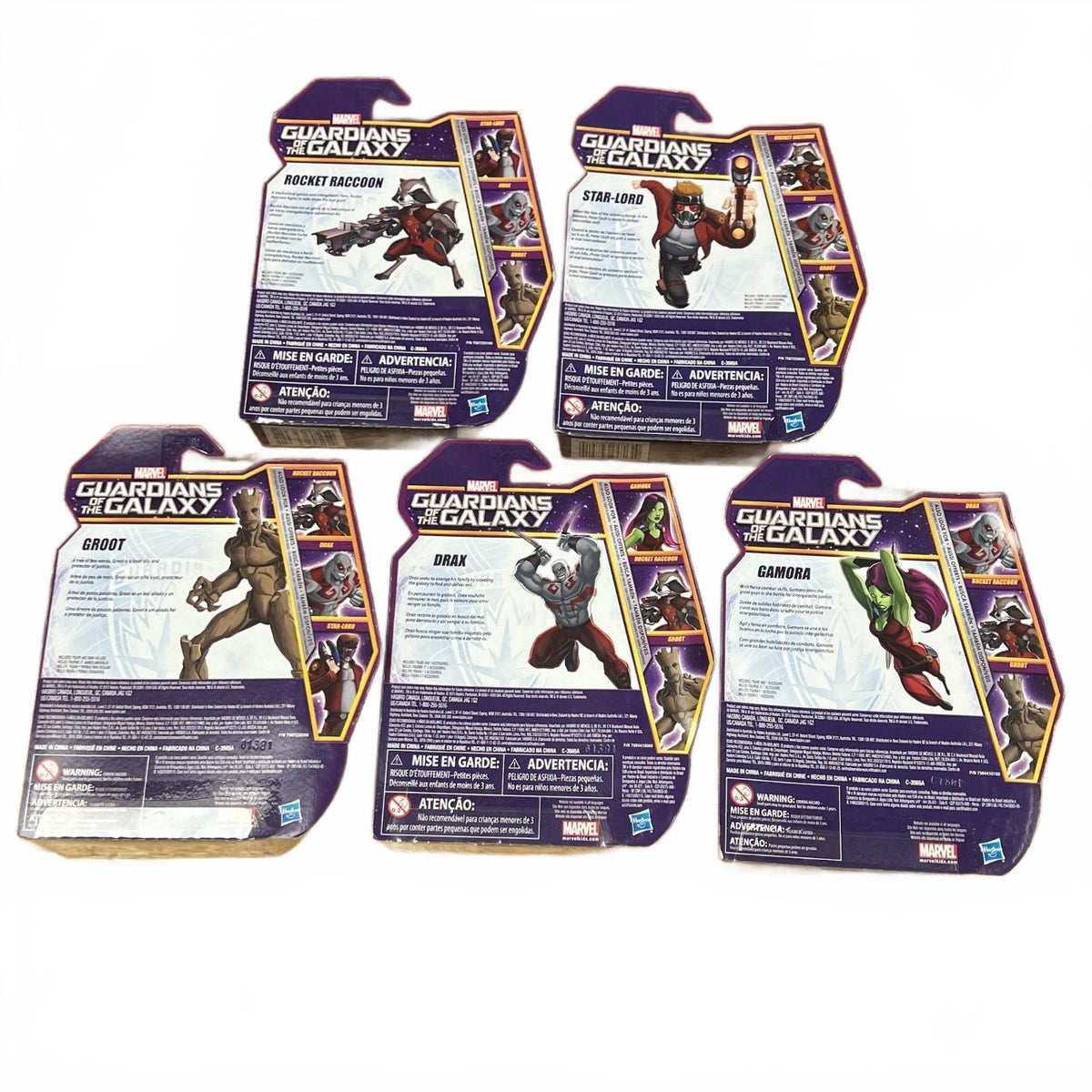 Marvel Guardians of the Galaxy 6”  Action Figures Lot