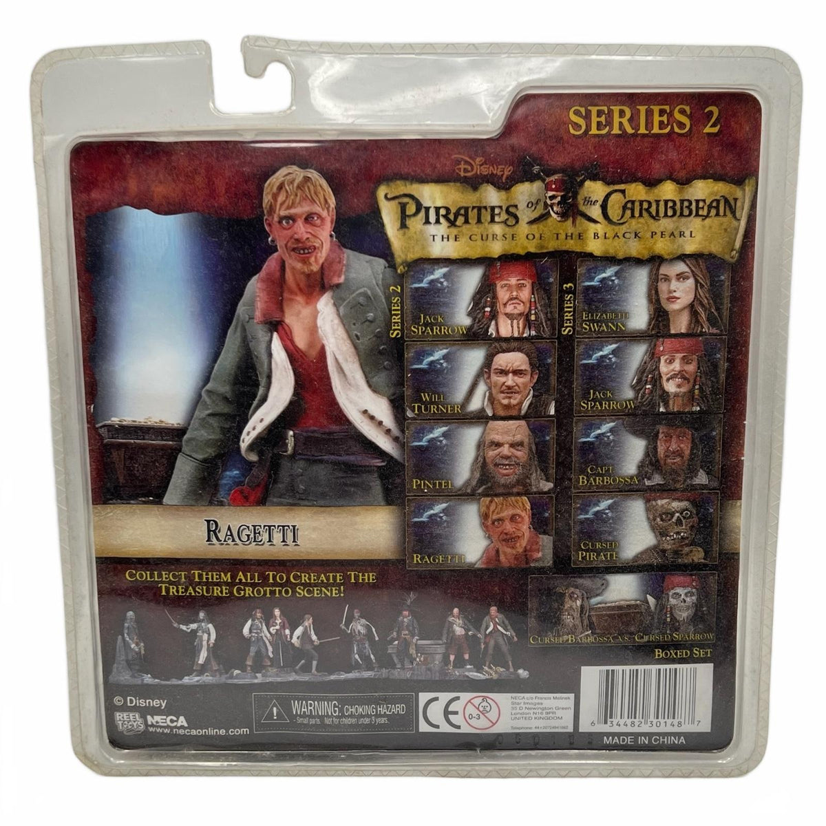 Pirates of the Caribbean Neca Ragetti 1:12 Scale Action Figure