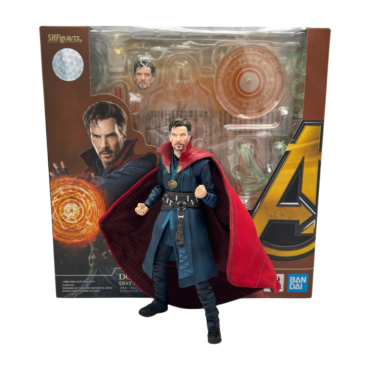 Bandai S.H.Figuarts Dr. Strange (Battle on Titan) 6" Action Figure w Accessories