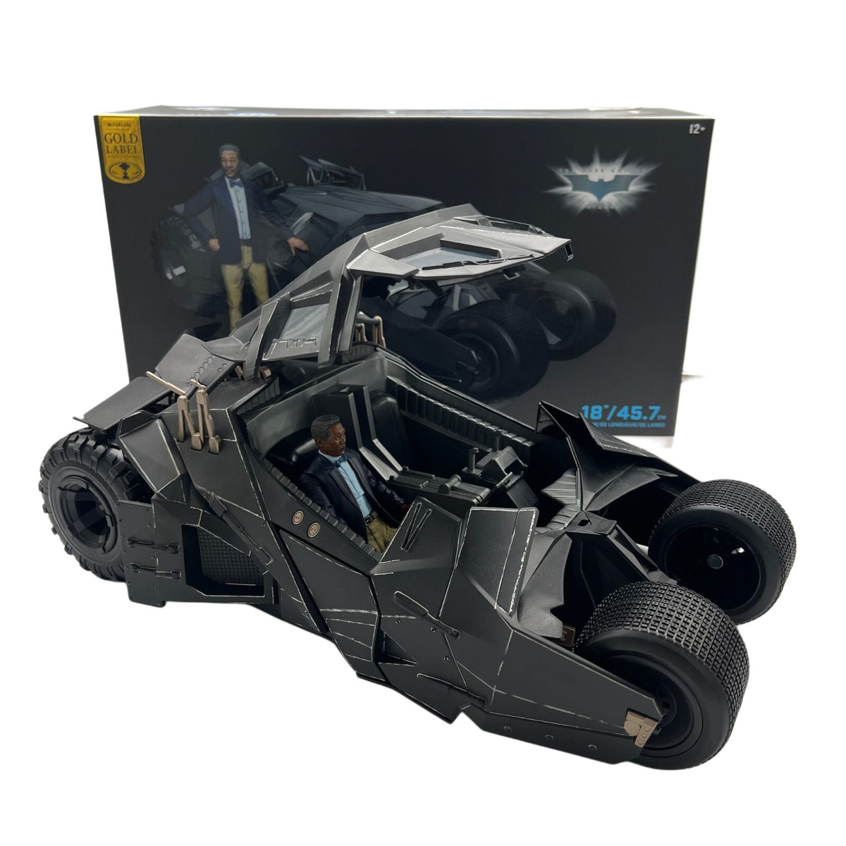 DC McFarlane Batman Tumbler (Dark Knight) With Lucius Fox 7" Action Figure