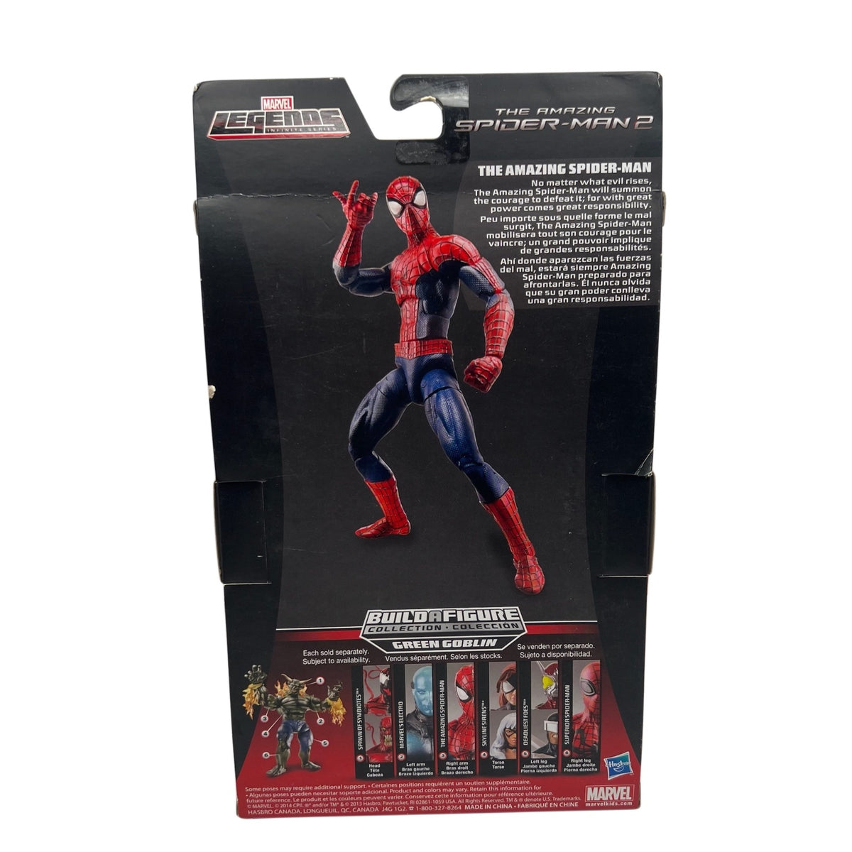 Marvel Legends The Amazing Spider-Man (Green Goblin BAF) 6” Action Figure