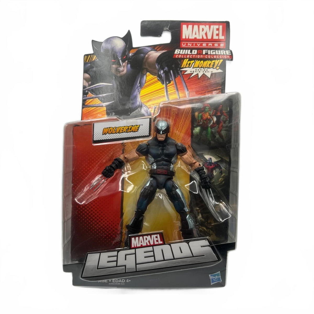 Marvel Legends Uncanny X-Force Wolverine 6” Action Figure Hit Monkey BAF