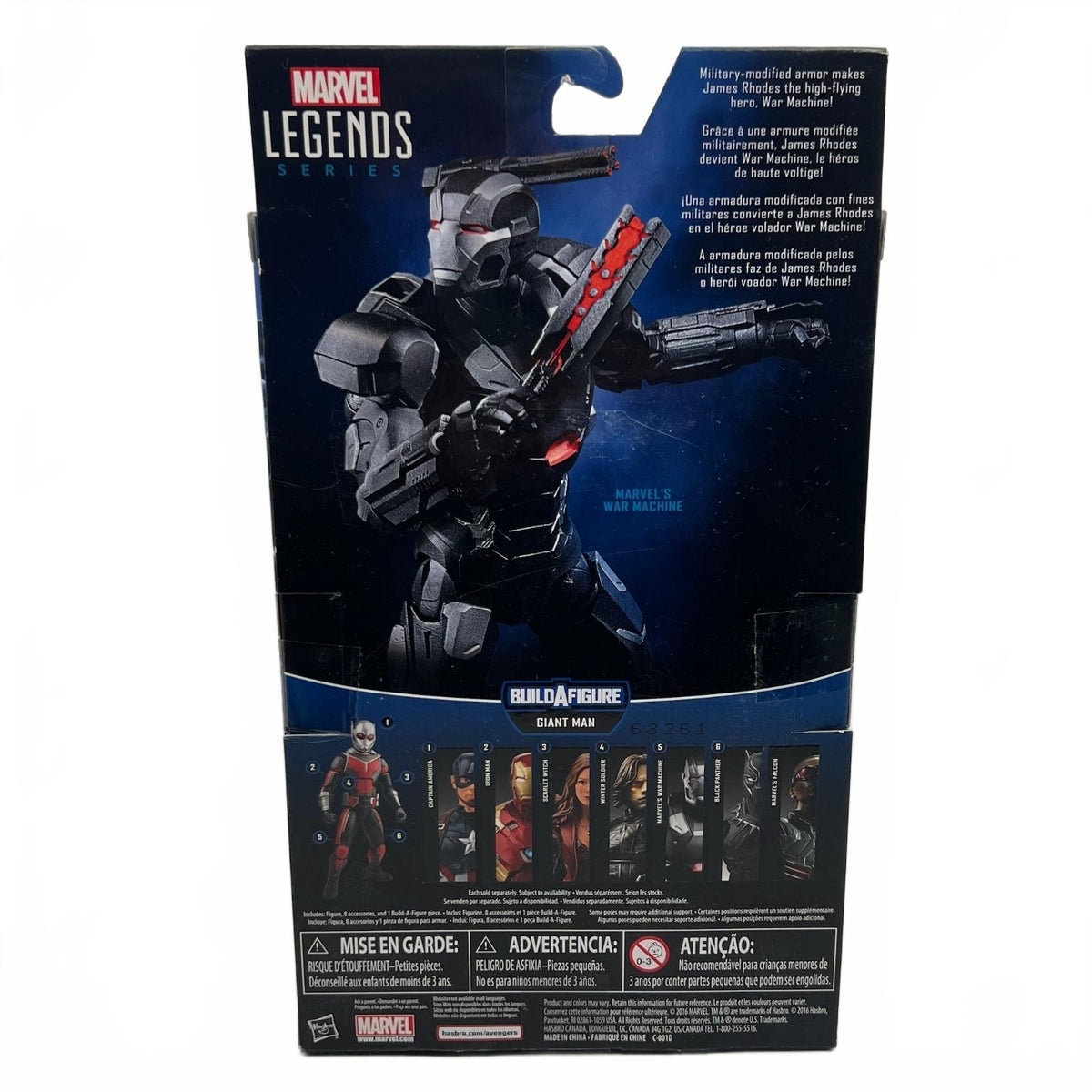 Marvel Legends War Machine (Giant-Man BAF) 6” Action Figure
