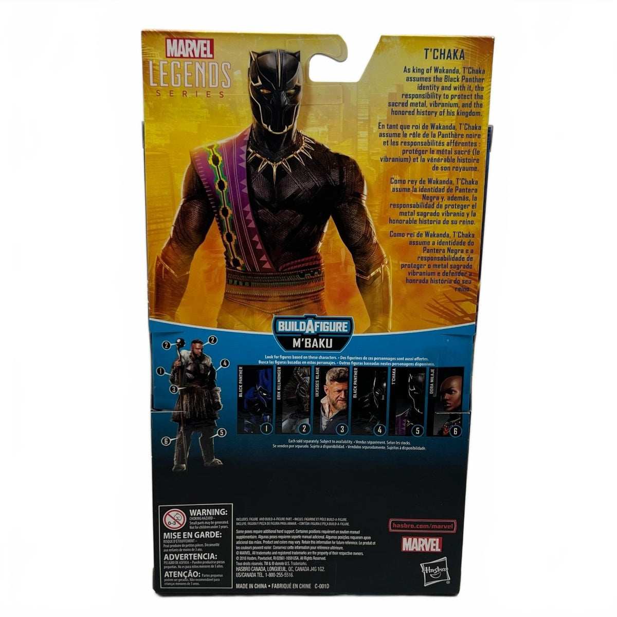 Marvel Legends T’Chaka 6” Action Figure