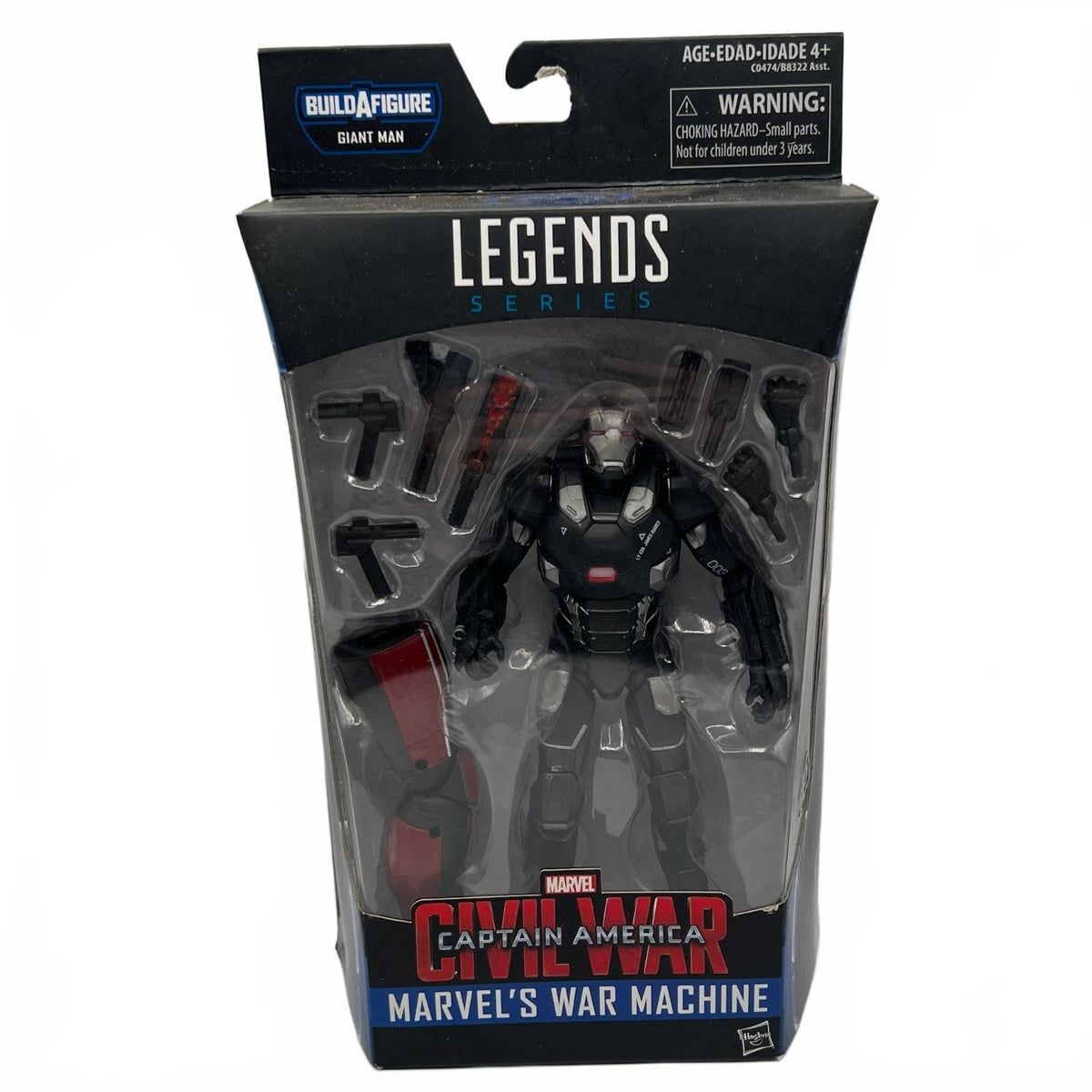 Marvel Legends War Machine (Giant-Man BAF) 6” Action Figure