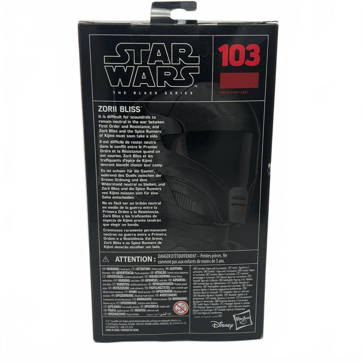 Star Wars Black Series Zorii Bliss 6” Action Figure #103