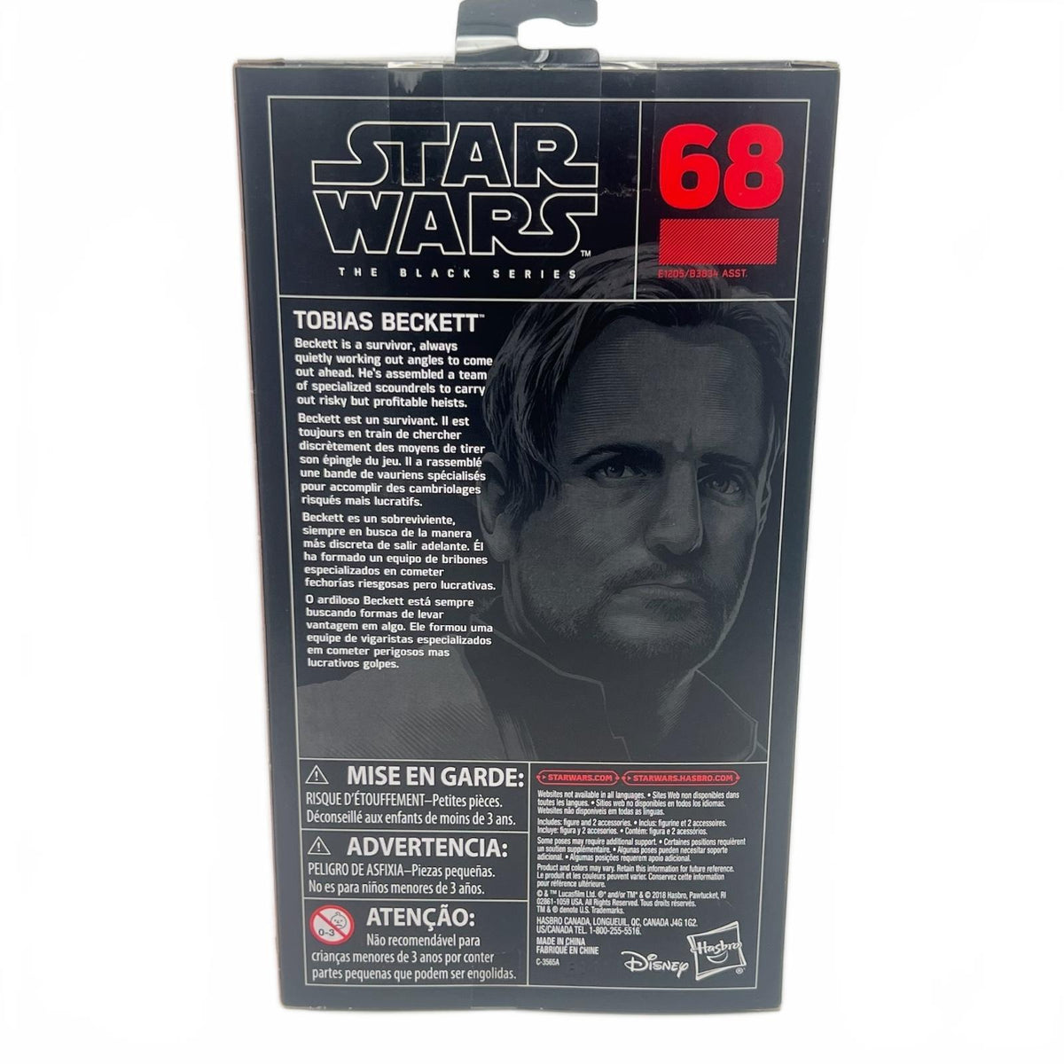 Star Wars Black Series Tobias Beckett 6” Action Figure #68