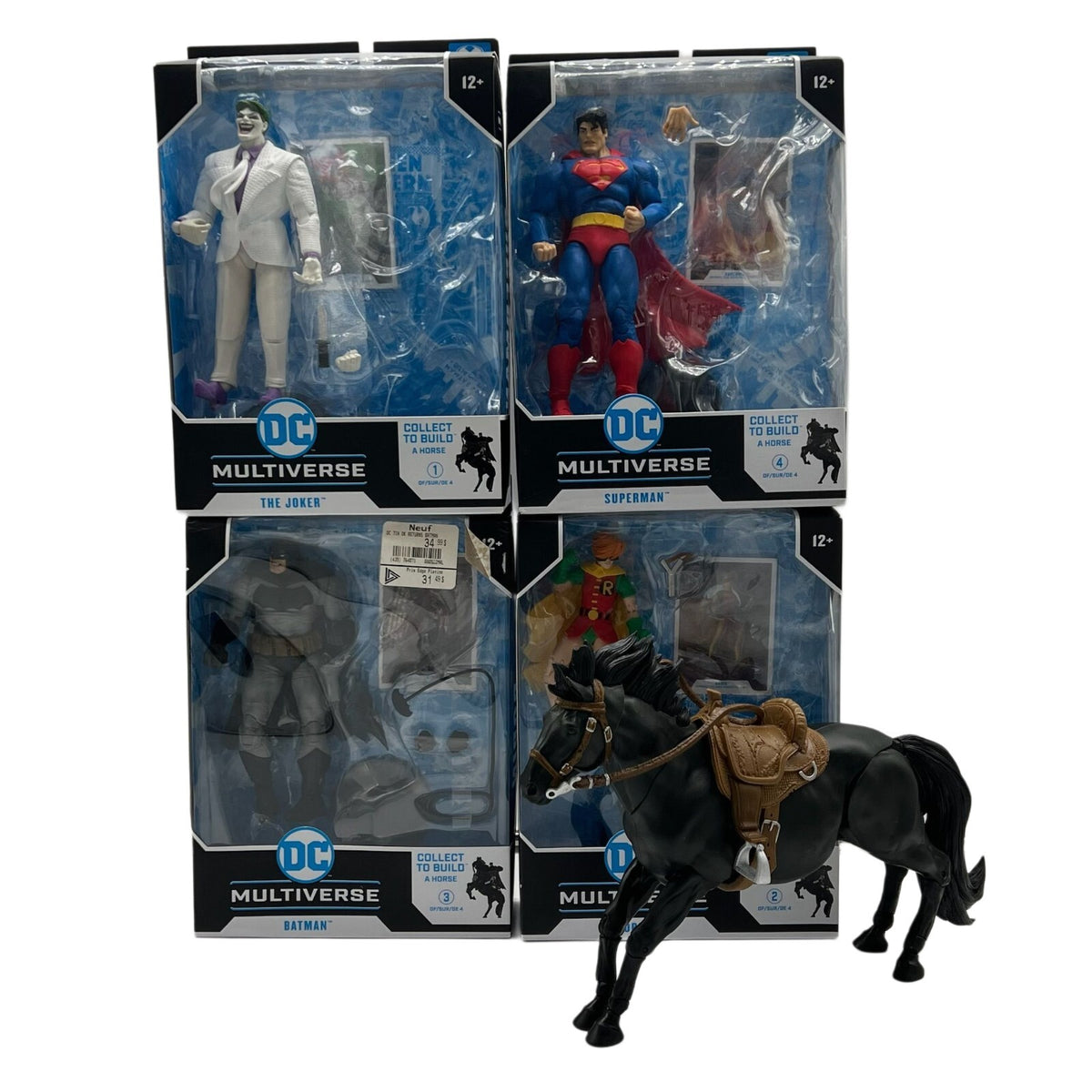 DC McFarlane Batman (Dark Knight Returns) Lot of 5 7” Action Figures Horse BAF