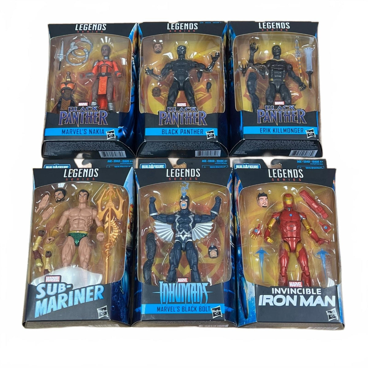 Marvel Legends Okoye BAF Lot 6” Action Figures